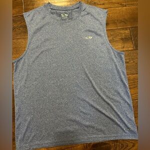 Champion Blue Athletic Tank Top Moisture-Wicking